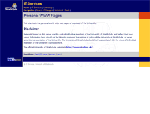 Tablet Screenshot of personal.strath.ac.uk