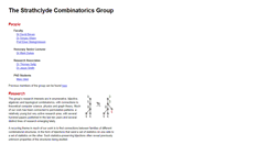 Desktop Screenshot of combinatorics.cis.strath.ac.uk